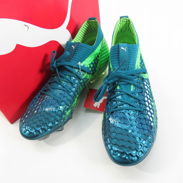 実際に弊社で買取させて頂いた【未使用】PUMA/プーマ フューチャー 18.1 NETFIT HG/スパイクシューズ/104899-02/26
