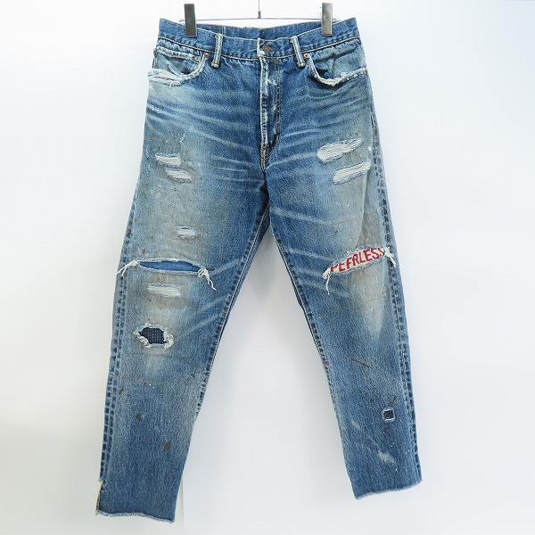 実際に弊社で買取させて頂いたvisvim/ビズビム 20AW 渋谷PARCO限定 JOURNEYMAN PANTS TACKED CRASH PEERLESS デニムパンツ 0120305005004 1
