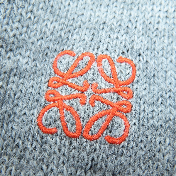 実際に弊社で買取させて頂いた【JPタグ】LOEWE/ロエベ ロゴ刺繍セーター/XL の画像 4枚目
