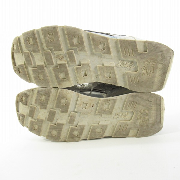 実際に弊社で買取させて頂いたATLANTIC STARS/アトランティックスターズ スニーカー グレー×シルバー/43の画像 2枚目