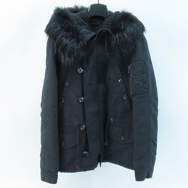 実際に弊社で買取させて頂いたATTACHMENT/アタッチメント ラクーンファー ジップアップジャケット 1