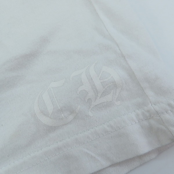 実際に弊社で買取させて頂いた【JPタグ】CHROME HEARTS/クロムハーツ Tバー 胸ポケットTシャツ ホワイト Lの画像 9枚目