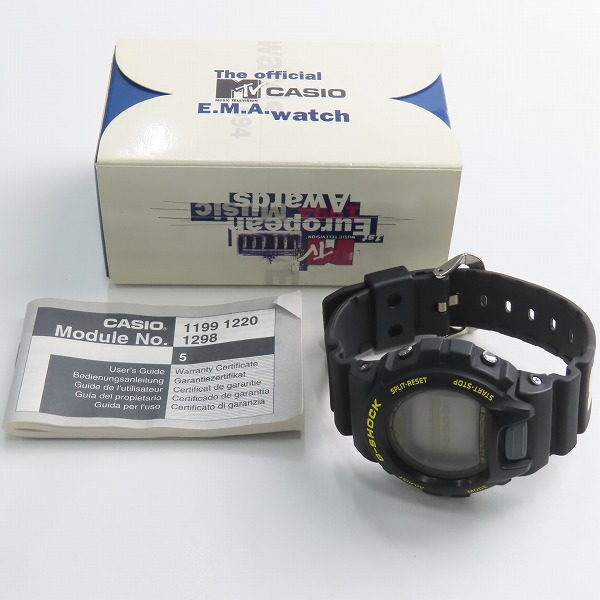 実際に弊社で買取させて頂いたG-SHOCK/ジーショック 90's MTV ミュージック アワード 限定 腕時計 DW-6610【動作未確認】の画像 6枚目