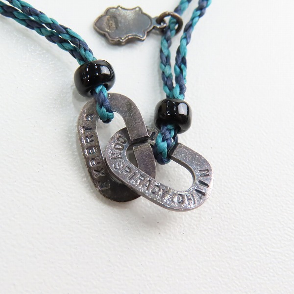 実際に弊社で買取させて頂いた(1)AMP JAPAN/アンプジャパン チェーンモチーフ ブレスレット ブルー の画像 3枚目