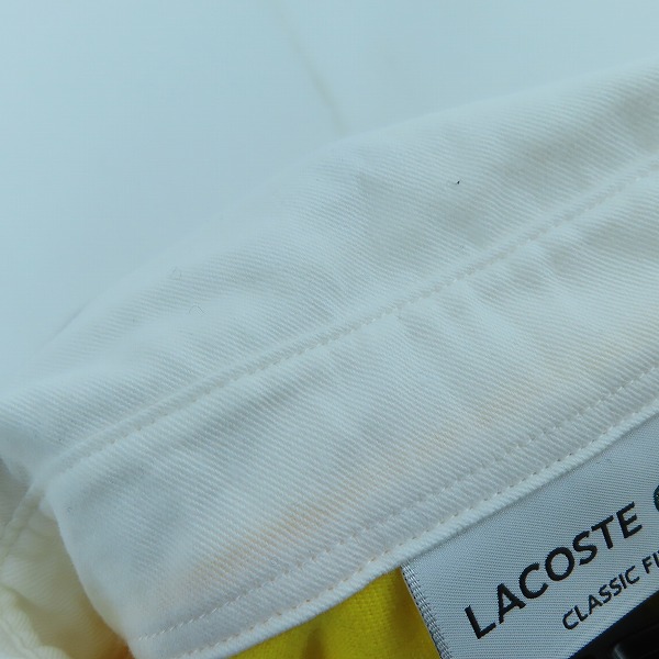 実際に弊社で買取させて頂いたLACOSTE/ラコステ 長袖ポロシャツ/ラガーシャツ KH011LJ/Mの画像 5枚目