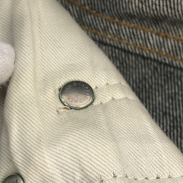 実際に弊社で買取させて頂いたato/アトウ ボタンフライ デニムパンツ AMAE-P12F/44の画像 7枚目