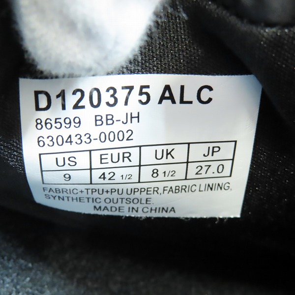 実際に弊社で買取させて頂いた【未使用】 Danner×Alexander Lee Chang/ダナー×アレキサンダーリーチャン FREDDO LOW/フレッド ローカットブーツ D120375/27の画像 5枚目