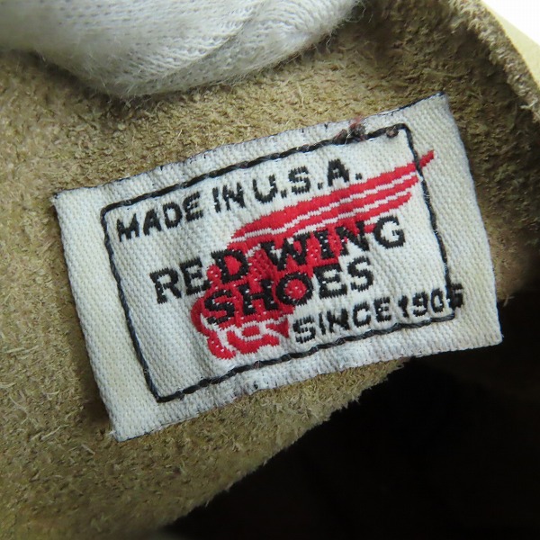 実際に弊社で買取させて頂いたRED WING/レッドウイング スウェード アイリッシュセッター 08173/8.5Eの画像 5枚目