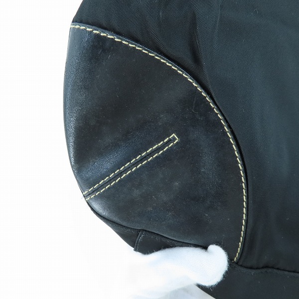実際に弊社で買取させて頂いたPRADA/プラダ テスート ナイロン ハンドバッグ NERO/BR1549の画像 5枚目