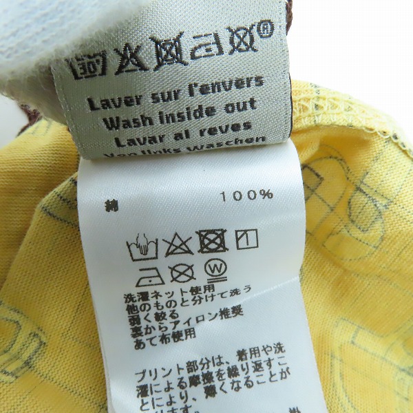 実際に弊社で買取させて頂いた【JPタグ/未使用】HERMES/エルメス 20SS Labyrinthe Equestre 馬具柄 クルーネック Tシャツ カットソー XXLの画像 3枚目