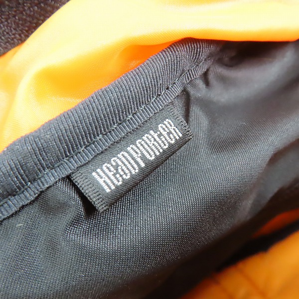 実際に弊社で買取させて頂いたHEAD PORTER/ヘッドポーターTANKER/タンカー WAIST BAG ウエストバッグ ブラックの画像 4枚目