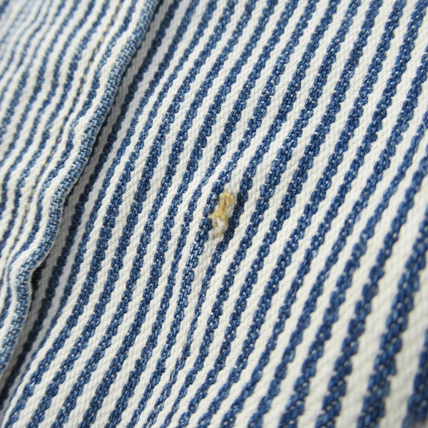 実際に弊社で買取させて頂いたBLUE BLUE/ブルーブルー ウエスタン ストライプシャツ /2の画像 6枚目