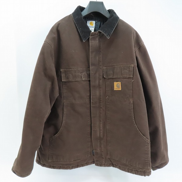 実際に弊社で買取させて頂いたCarhartt/カーハート トラディショナルコート ダック地 ワークジャケット 2XL