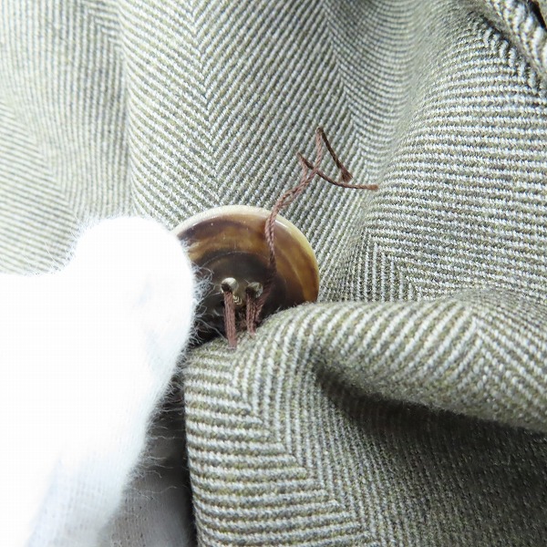 実際に弊社で買取させて頂いたHERMES/エルメス チェスターコート GC2858/50の画像 7枚目