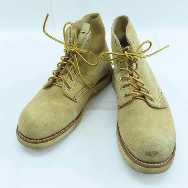 実際に弊社で買取させて頂いたRED WING/レッドウィング 犬タグ スウェード ブーツ 27285 7.5E