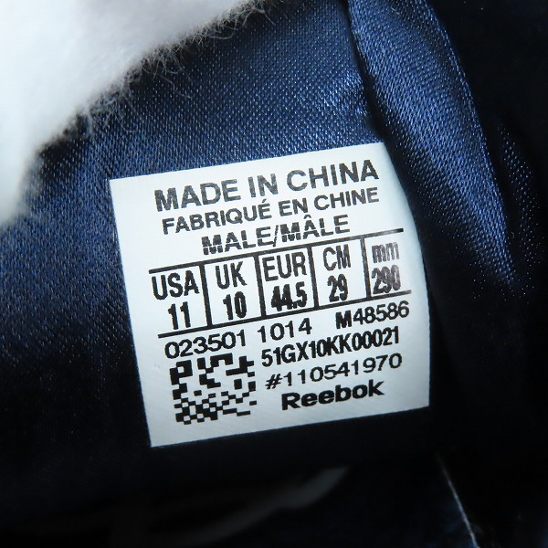 実際に弊社で買取させて頂いたReebok/リーボック INSTAPUMP FURY/ポンプフューリー M48586/29.0の画像 5枚目