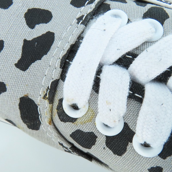 実際に弊社で買取させて頂いたVANS×WACKO MARIA/バンズ×ワコマリア V44 AUTHENTIC/オーセンティック レオパード グレー/29の画像 6枚目