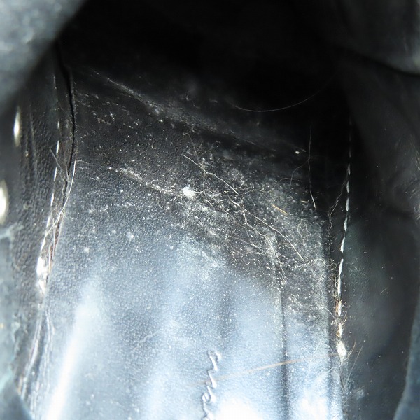 実際に弊社で買取させて頂いたRick Owens/リックオウエンス RAMONES/ラモーンズ スウェードレザー サイドジップスニーカー 41の画像 9枚目