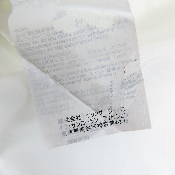 実際に弊社で買取させて頂いた【JPタグ】SAINT LAURENT PARIS/サンローランパリ 長袖シャツ/ドレスシャツ 501978/41の画像 6枚目