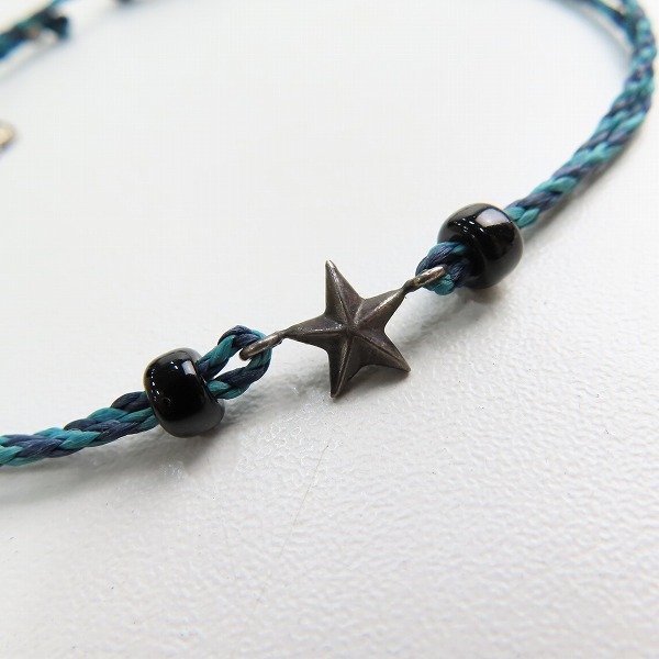 実際に弊社で買取させて頂いたAMP JAPAN/アンプジャパン スター ブレスレット ブルーの画像 3枚目