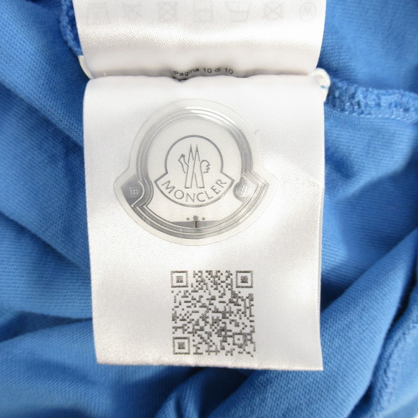 実際に弊社で買取させて頂いた【JPタグ】MONCLER/モンクレール T-SHIRT ロゴ Tシャツ/カットソー H20918C00025/Lの画像 5枚目
