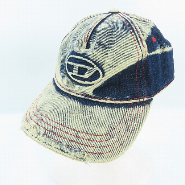実際に弊社で買取させて頂いたDIESEL/ディーゼル ダメージ加工 デニム キャップ 0DGAV/2