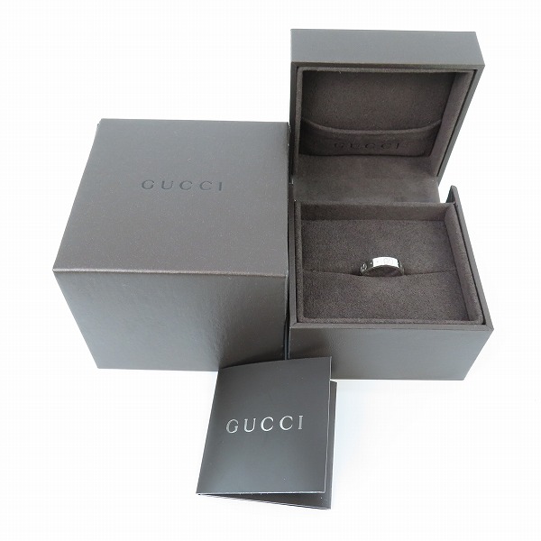 実際に弊社で買取させて頂いたGUCCI/グッチ アイコンリング  GGリング 8.5号 の画像 9枚目