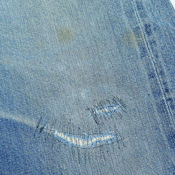 実際に弊社で買取させて頂いたLEVI'S/リーバイス 501 66前期 ボタン裏刻印6 足長R ビッグE ヴィンテージ/ビンテージ デニムパンツの画像 9枚目