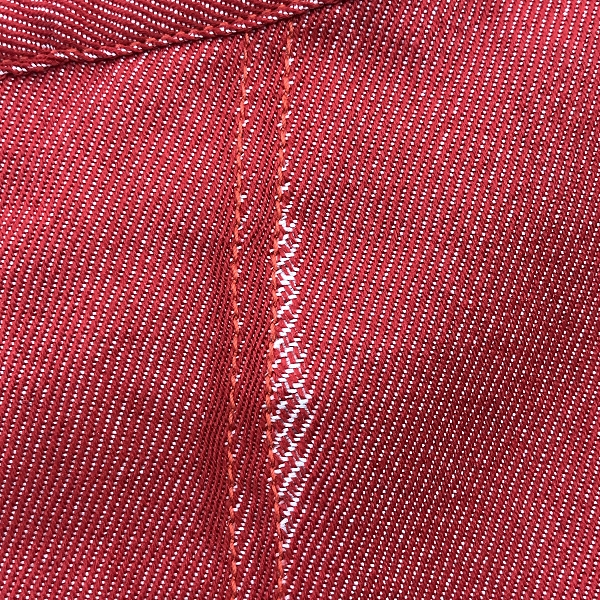 実際に弊社で買取させて頂いたEVISU/エヴィス カモメプリント ハーフパンツ レッド/36の画像 8枚目