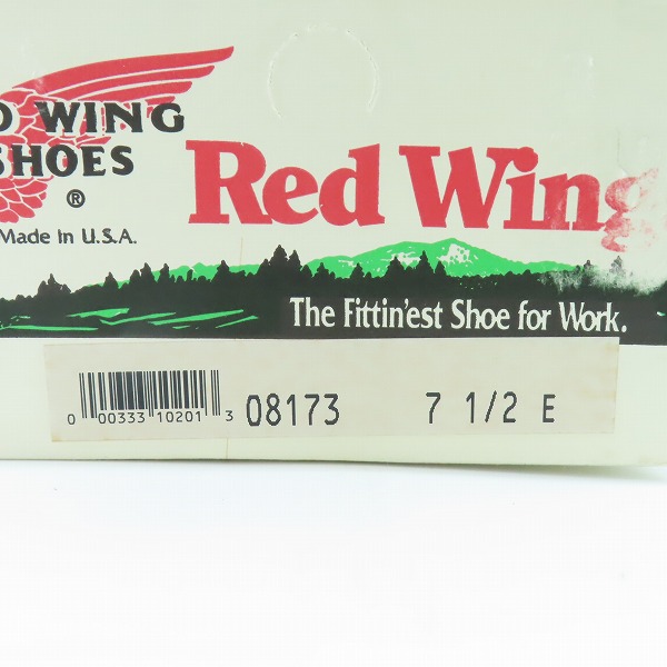 実際に弊社で買取させて頂いたRED WING/レッドウィング スエード レザー 羽タグ アイリッシュセッター 8173/ 7.5の画像 9枚目