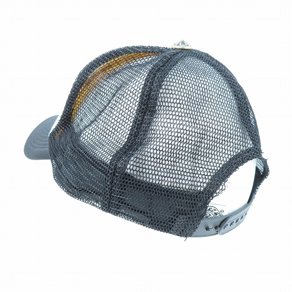実際に弊社で買取させて頂いたCHROME HEARTS/クロムハーツ CHクロスボタン トラッカーキャップの画像 2枚目