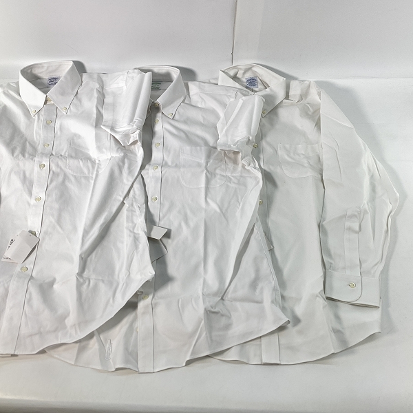 実際に弊社で買取させて頂いた【おまとめ/未使用】BROOKSBROTHERS/ブルックスブラザーズ ワイシャツの画像 1枚目