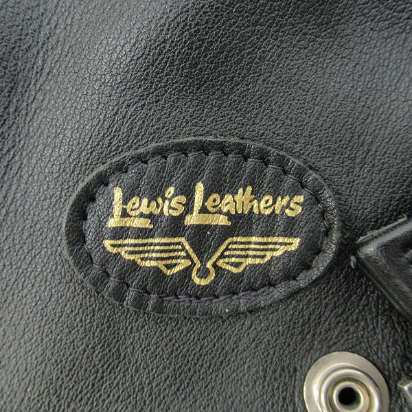 実際に弊社で買取させて頂いたLewis Leathers×HYSTERIC GLAMOUR/ルイスレザー×ヒステリックグラマー ダブルライダースジャケット 0153LB04/Fの画像 6枚目