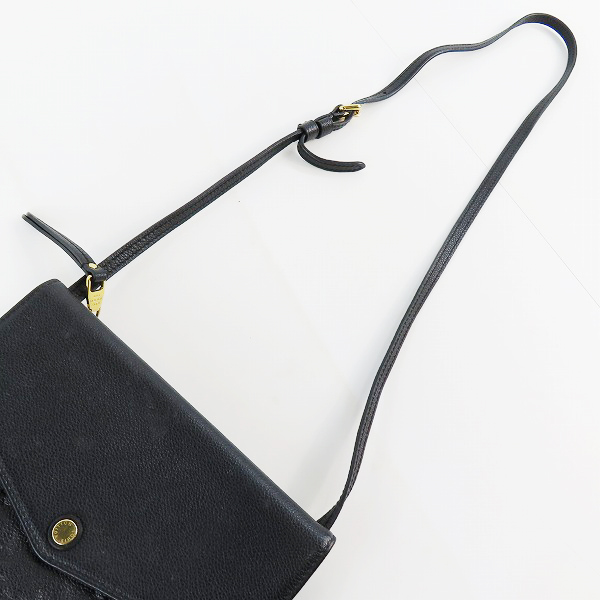 実際に弊社で買取させて頂いたLOUIS VUITTON/ルイヴィトン モノグラム アンプラント トワイス ショルダーバッグ ブラック M50258の画像 2枚目
