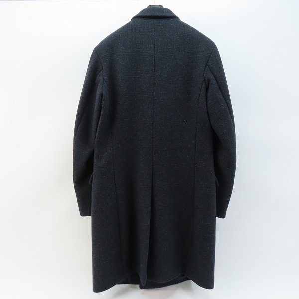 実際に弊社で買取させて頂いたEDIFICE/エディフィス ウール チェスターコート 16-020-300-3021-3-0/XLの画像 1枚目