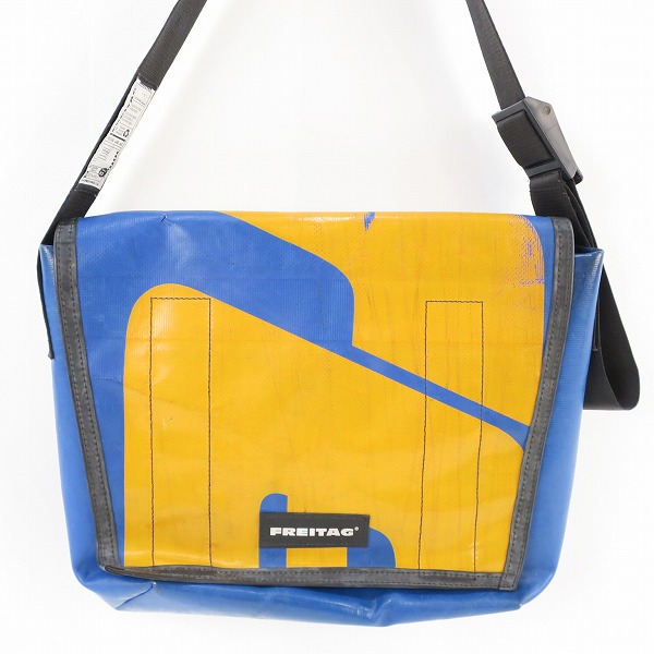 実際に弊社で買取させて頂いたFREITAG/フライターグ メッセンジャーバッグ/ショルダーバッグ ブルー/イエロー