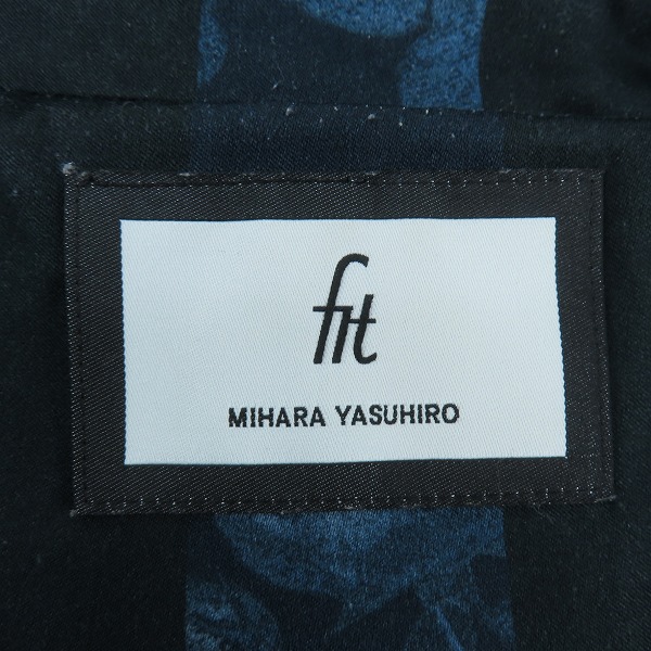 実際に弊社で買取させて頂いたFIT MIHARAYASUHIRO/フィットミハラヤスヒロ フラワー プリント ショップコート F00CT001/46 の画像 2枚目