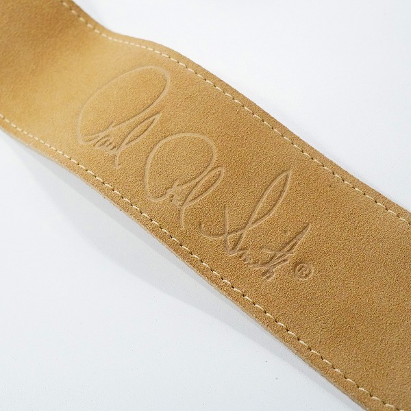 実際に弊社で買取させて頂いたPaul Reed Smith/ポールリードスミス PRS レザー ギターストラップ ベースストラップ ベージュの画像 4枚目