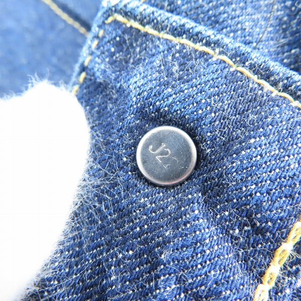実際に弊社で買取させて頂いたLEVIS/リーバイス 507 J22 日本製 復刻 2ndモデル デニムジャケット /34の画像 6枚目