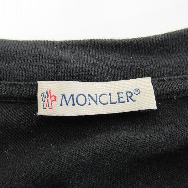 実際に弊社で買取させて頂いた【JPタグ】MONCLER×Lewis Leathers×Fragment/モンクレール×ルイスレザー×フラグメント Tシャツ G209U8C00007/XLの画像 2枚目
