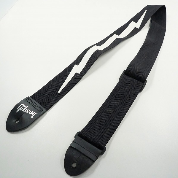 実際に弊社で買取させて頂いたGibson/ギブソン ライトニングボルト ギターストラップ ベースストラップの画像 1枚目