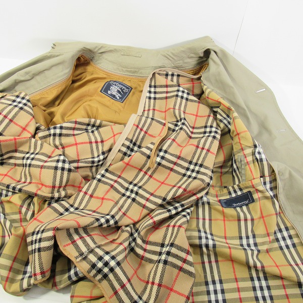 実際に弊社で買取させて頂いたBurberry's/バーバリーズ ライナー付き トレンチコート BBB82/96-180-7の画像 5枚目