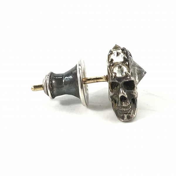 実際に弊社で買取させて頂いたJustin Davis/ジャスティンデイビス X-Plosion Earring/スカルスタッドピアス SEJ699の画像 3枚目