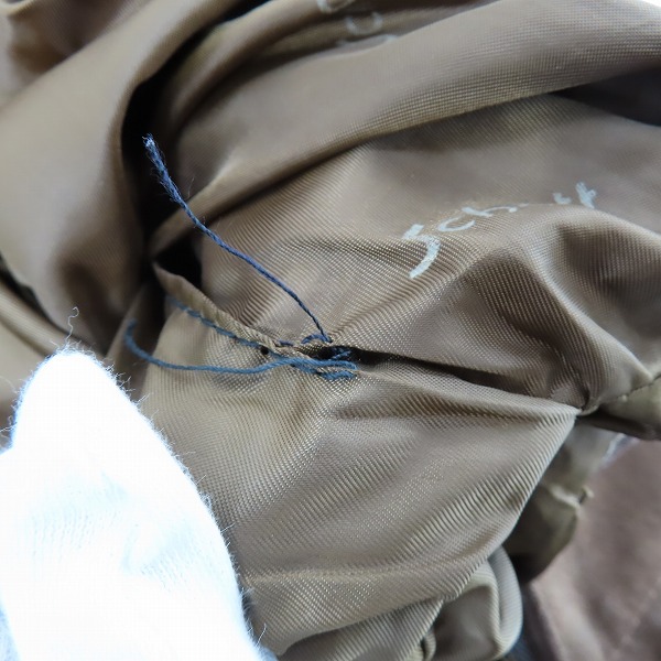 実際に弊社で買取させて頂いたSchott/ショット USA製 Lot5151 スエード レザー ジップアップ ジャケット/ブルゾン /38の画像 5枚目