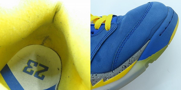 実際に弊社で買取させて頂いたNIKE/ナイキ AIR JORDAN 5 LANEY JSP/エアジョーダン5 レイニー CD2720-400/28.5の画像 6枚目