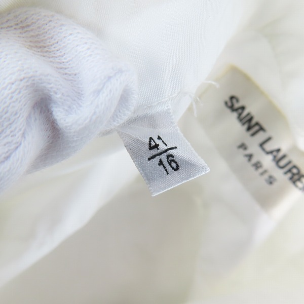 実際に弊社で買取させて頂いた【JPタグ】SAINT LAURENT PARIS/サンローランパリ 長袖シャツ/ドレスシャツ 501978/41の画像 3枚目