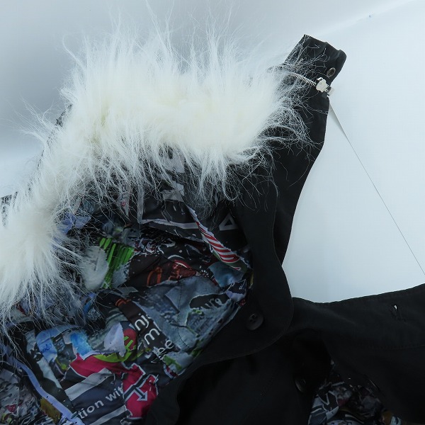 実際に弊社で買取させて頂いたHBNS/ハバノス M-51 MODS-PARKA 総柄ライナー付ミリタリージャケット/Mの画像 6枚目