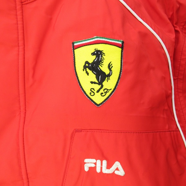 実際に弊社で買取させて頂いたFILA/フィラ Ferrari/フェラーリ Formula1/F1 ライナー付き ジャケット /Mの画像 6枚目