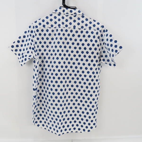 実際に弊社で買取させて頂いた【未使用】STUSSY/ステューシー ドット柄 半袖ボタンシャツ Sの画像 1枚目