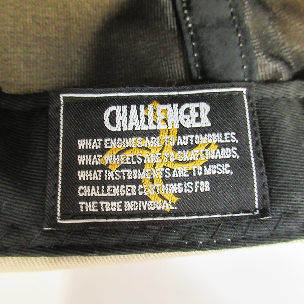 実際に弊社で買取させて頂いたCHALLENGER/チャレンジャー ロゴ刺繍 キャップ スナップバックの画像 5枚目